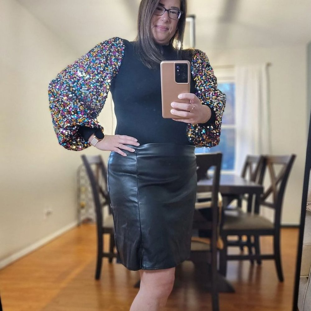 Flying Tomato Sequin Top